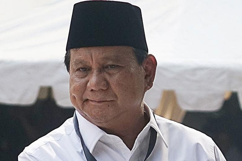 Mr Prabowo Subianto has 3.17 million followers on his Twitter account, far behind Mr Joko Widodo.