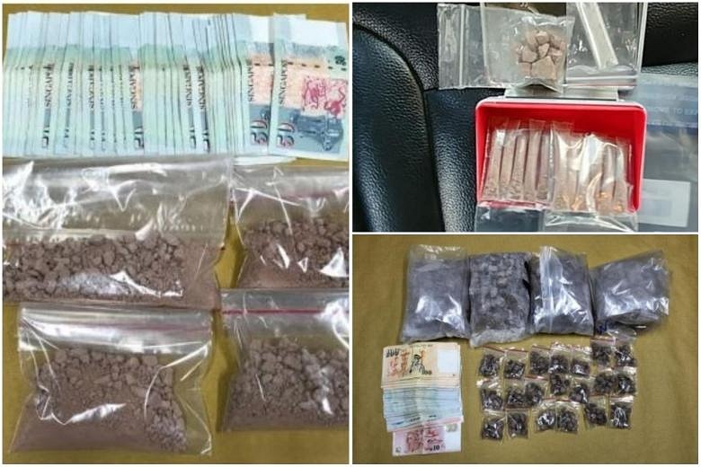 Over $199,000 Worth Of Drugs Seized By CNB And Police; 5 Suspects ...