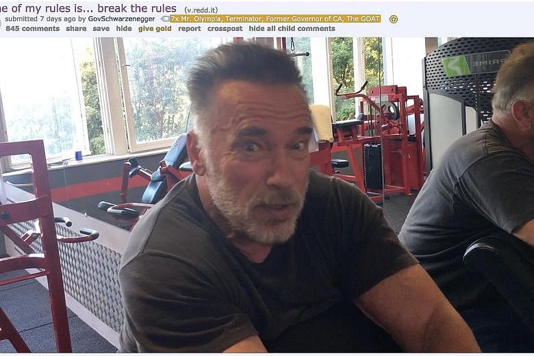 Arnold Schwarzenegger is known on the bodybuilding subreddit for his positive messages and penned a heartfelt response recently to a user facing depression.