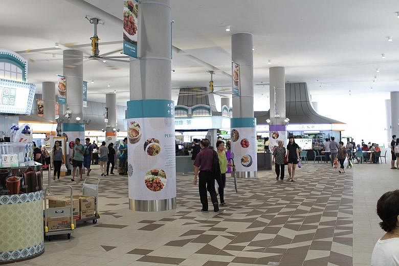 The food centre at Kampung Admiralty, a development that has been held up as an example of what the Government is doing to transform education, healthcare and housing to improve lives. The writer says smart use of data can foster a spirit of together
