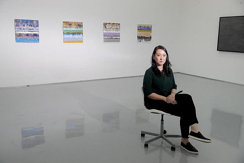 Gallerist Aniela Rahardja is downsizing Element Art Space from a 1,100 sq ft space in Gillman Barracks (above) to an office one-third smaller in Alexandra Road.
