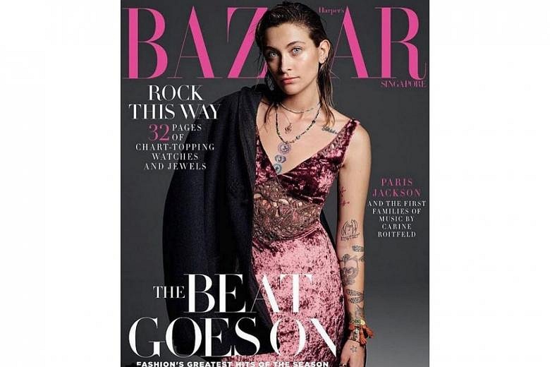 Paris Jackson draws flak abroad for appearing on Harper's Bazaar ...