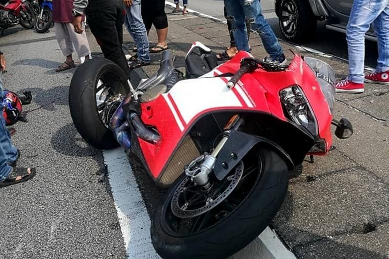 SIA pilot Eugene Wang was originally from Kuala Lumpur and lived in Pasir Ris, his Facebook profile shows. Facebook photos show a Singapore-registered motorcycle leaning on a road shoulder in Kuala Lumpur.