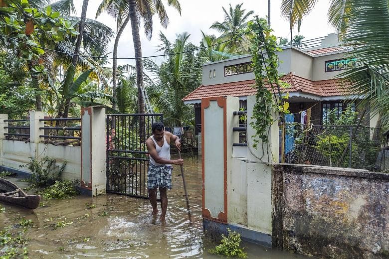 A local snake expert in flood-hit Kerala has advised returning residents to use a stick to sift through their belongings in case of snakes.