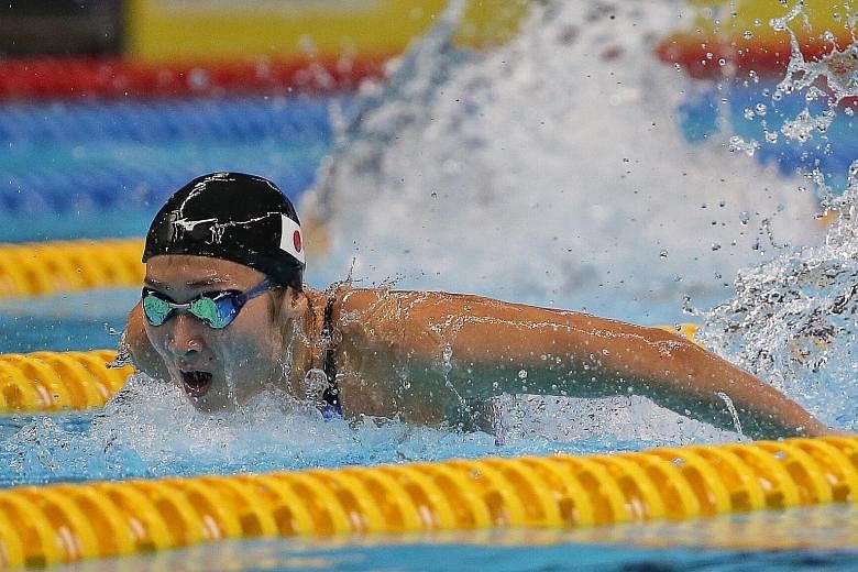 Japan's Rikako Ikee's six golds at the Asiad - all in Games record times - came in the 50m and 100m freestyle, 50m and 100m butterfly, and 4x100m medley and free relays. Ikee is now the fastest woman this year in the 100m fly (56.08sec) and second-fa
