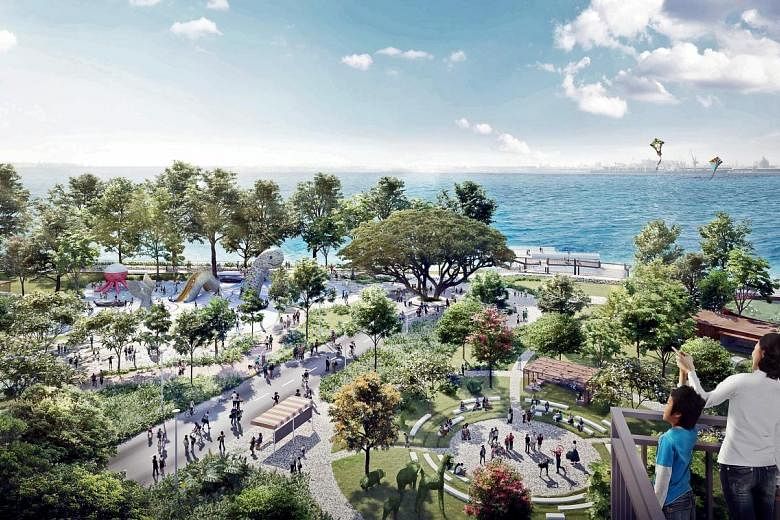 An artist's impression of the new Punggol Point and jetty. The HDB announced two Build-To-Order housing projects in the new Punggol zone: the 1,172-unit Punggol Point Cove and 940-unit Punggol Point Woods which are expected to be completed by 2023.
