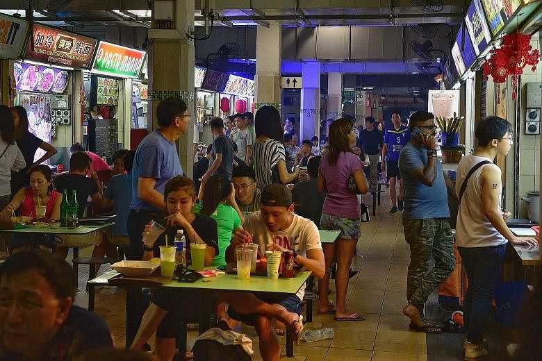 Singapore's hawker culture has seen its own historical evolution and development, from street food by peddlers and stalls in the 18th and 19th centuries (probably earlier) to today's hawker centres and foodcourts.