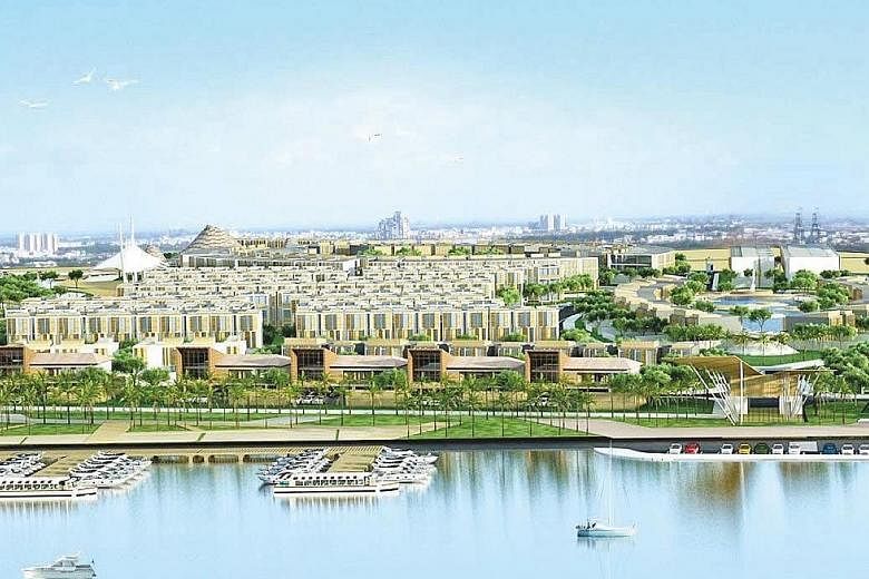 An artist's impression of CapitaLand's new landed residential development to be built on the 60,732 square metre prime residential site in Ho Chi Minh City's District 2.