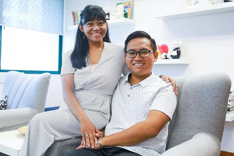 Ms Adawiya Omar, 22, married her husband Aidil Amzah, 24, when she was 20. They attended a marriage preparation programme to help learn how to overcome challenges together.