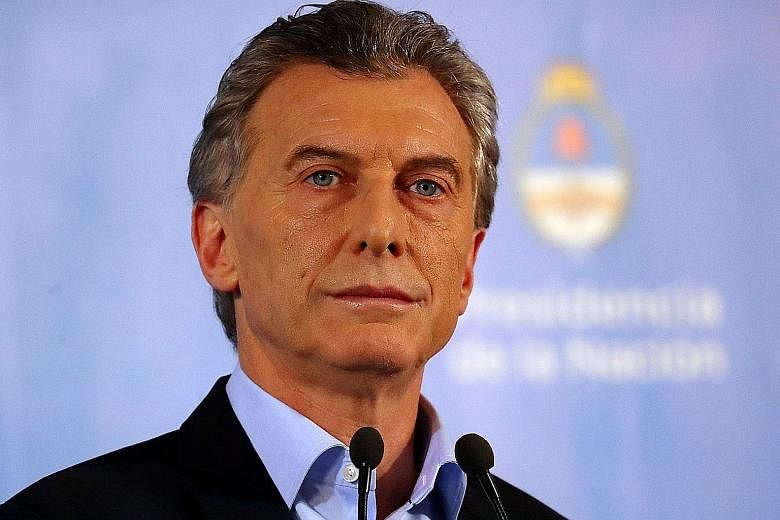 Argentina's President Mauricio Macri said the country is facing "an emergency".