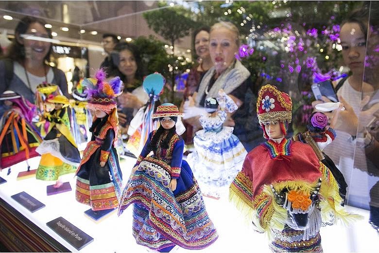 The crafts, colour and culture of 10 Latin American countries are on display in Paragon shopping centre as part of the mall's partnership with the Latin American Chamber of Commerce, Singapore. Enjoy song and dance performances, an exhibition of the 