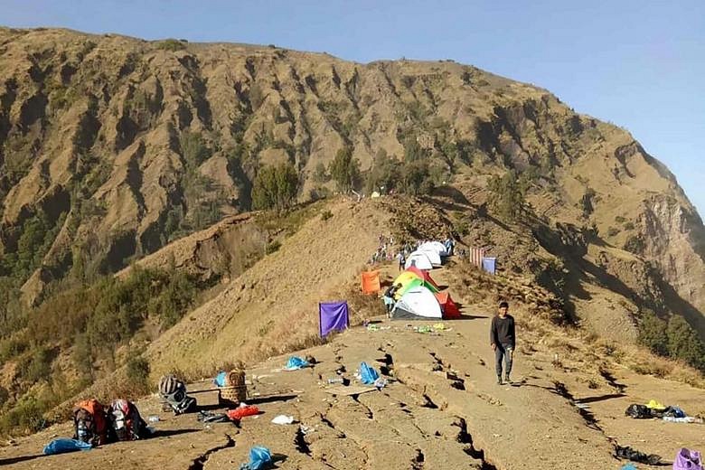 Mount Rinjani In Quake-hit Lombok Will Be Closed To Trekkers For A Year ...