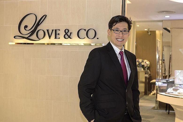 SK Jewellery Group chief executive Daniel Lim says Love & Co is the leading bespoke bridal jewellery specialist in the region, crafting made-to-order engagement rings, wedding bands and other wedding jewellery, such as the signature Lovemarque and LV