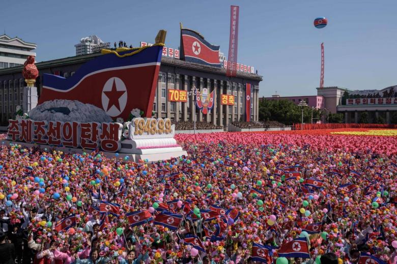 North Korea celebrates 70th birthday with parade, but does not show off
