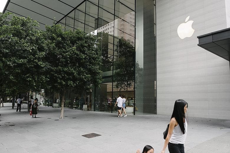 Apple's store in Orchard Road. There are suggestions the new store may be located at Jewel Changi Airport.