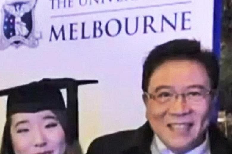Ms Chen's body was found stuffed inside a suitcase partly submerged in Perth's Swan River on July 2, 2016. During the trial, her former husband and daughter blamed each other for the murder. Tiffany Wan, seen here with her father Ban Ah Ping, was con