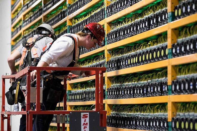 Bitcoin mining company Bifarms in Quebec, Canada. Securities regulators have intensified their scrutiny of cryptocurrencies, noting that some tokens may be considered securities, which would make their issuance, sale and trading subject to federal la