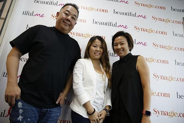 Synagie chief executive Clement Lee said the firm will continue to bring in new brand partners. The home-grown e-commerce player - which has a warehouse in Greenwich Drive (right) - more than doubled its turnover, from $3 million last year to $6.9 mi