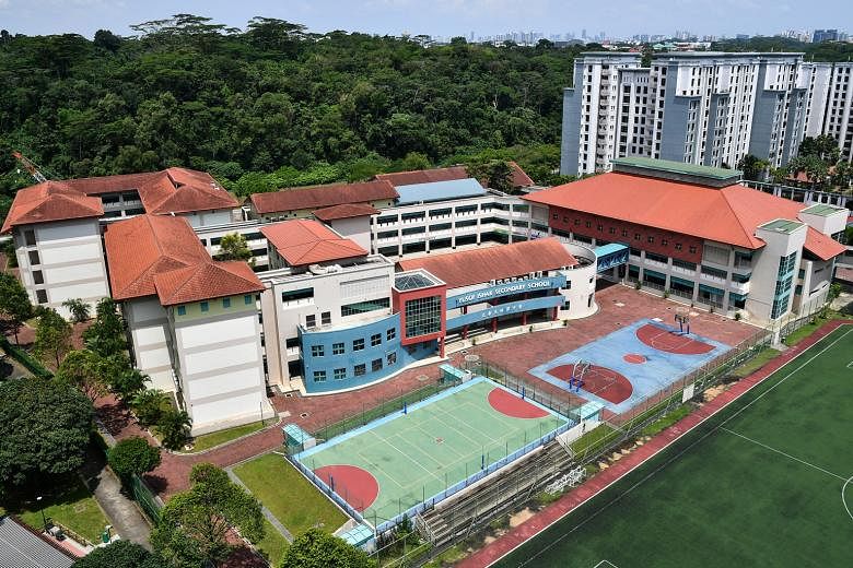 Yusof Ishak Secondary School, which moved to Bukit Batok in 1999 and now has 400 students, projects to have 1,300 at its new campus in Punggol. It will move to its new site in 2021.