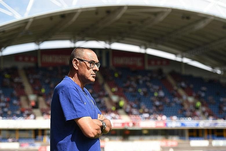 Maurizio Sarri thinks Chelsea are not on a par with Manchester City, finishing 30 points behind the champions last term.