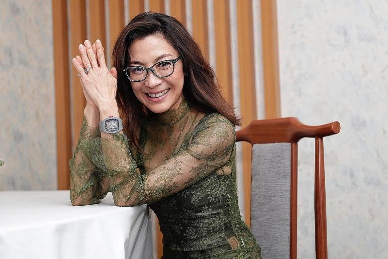Malaysian actress Michelle Yeoh says the fact that Crazy Rich Asians has done so well in the US has been the "greatest relief".