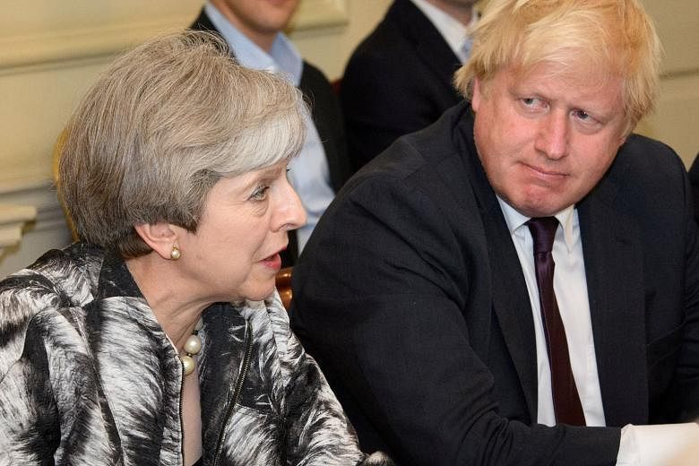 Prime Minister Theresa May slammed former foreign secretary Boris Johnson for using “completely inappropriate” language over her Brexit plan. 