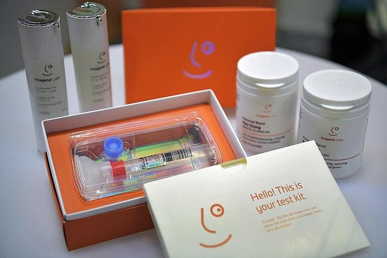 A personalised DNA test kit sold by Imagene Labs. Experts say that such DNA test results will get more accurate as more research is conducted. Yoga instructor and fitness coach Sandy Law used to see herself as a power athlete best suited to sports th