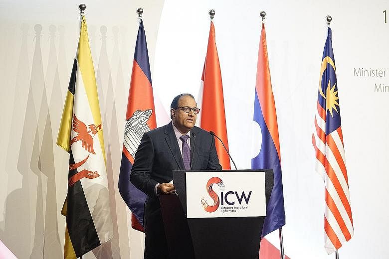 Minister for Communications and Information S. Iswaran said at the Asean Ministerial Conference on Cybersecurity that the 10 Asean members have agreed on a rules-based approach to cyber security.