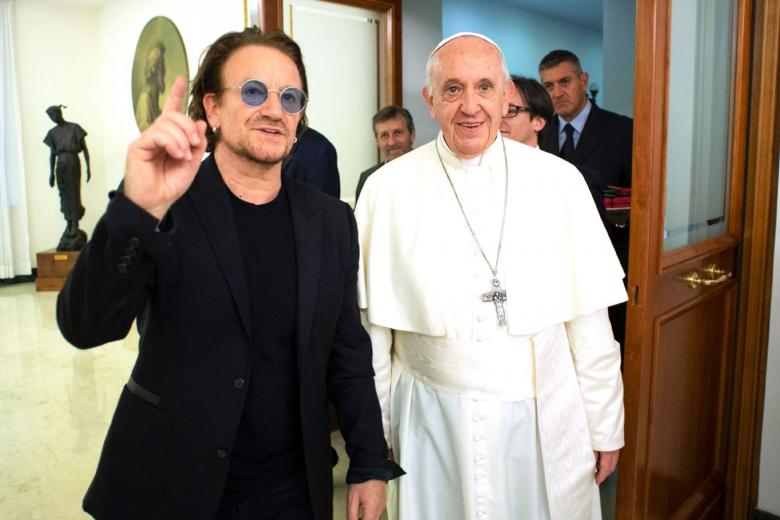 U2's Bono and Pope discuss Irish sexual abuse crisis The Straits Times