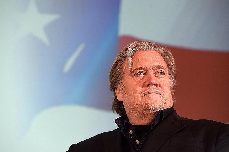 "The individual parties throughout Europe are 'woke'," says Mr Stephen Bannon.