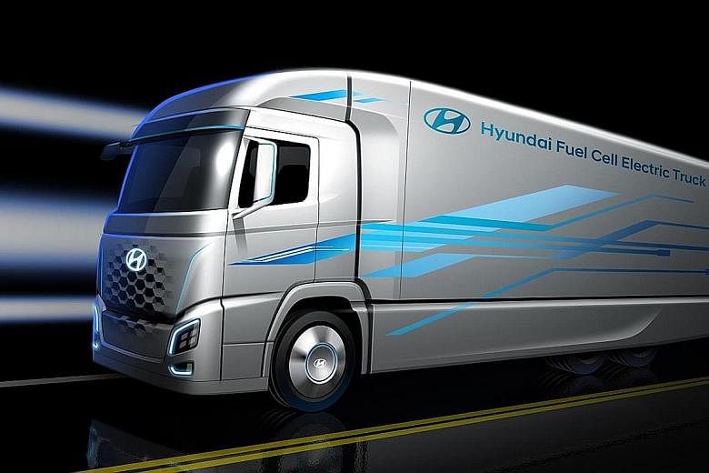 Fuel cell truck