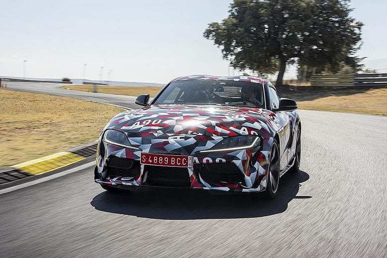 The Toyota Supra has balanced handling, and accurate and well-weighted steering.