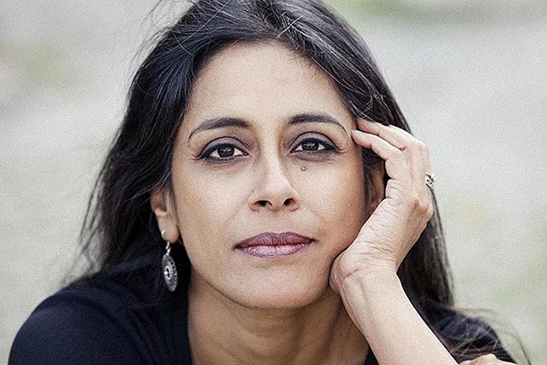 Writer Anuradha Roy (top) delves into the trauma and regret faced by a family in India in All The Lives We Never Lived.