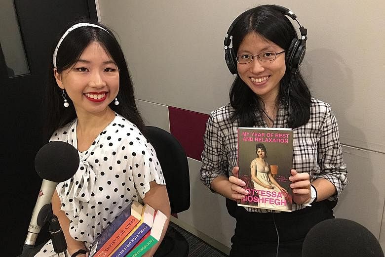 Listen to reporters Olivia Ho (above left) and Toh Wen Li talk about books in the headlines.