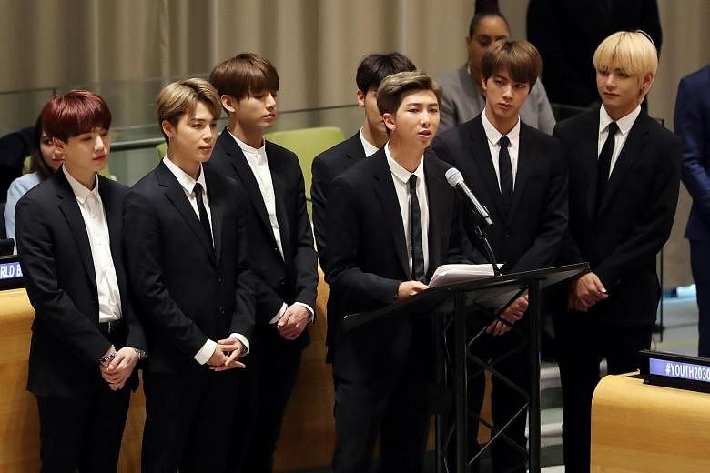K-pop stars BTS perform, speak about youth issues, climate change at UN  General Assembly - ABC News