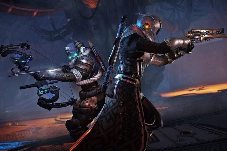In Destiny 2: Forsaken, players assume the role of a gun-toting, space-magic wielding Guardian, who is seeking revenge for the death of friend and mentor Cayde-6.