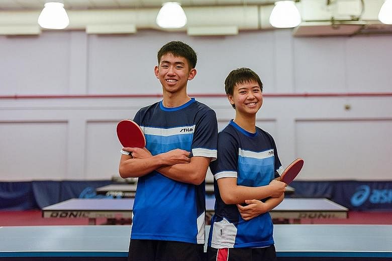 Singapore table tennis players Koen Pang and Goi Rui Xian are hoping they can clinch a medal at the Oct 6-18 Youth Olympic Games in Buenos Aires, Argentina. The Republic's only YOG medal in the sport came during the inaugural edition of the Games in 