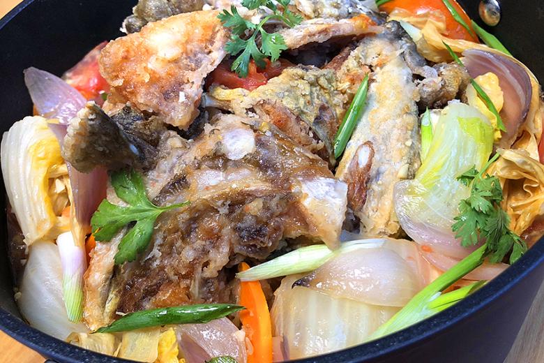 You don’t need a claypot to cook braised fish head The Straits Times