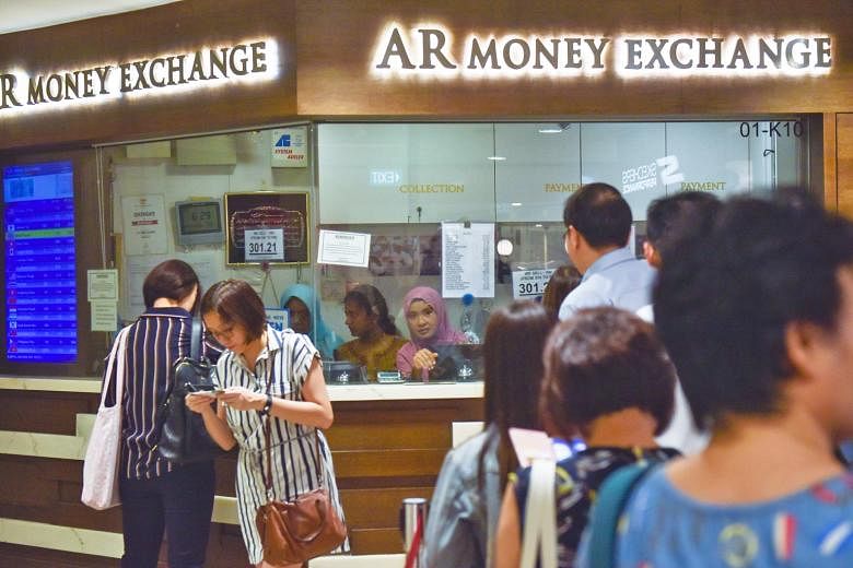 A check last night showed that one Singdollar could buy RM3.0336, compared with RM3.0266 at the start of the year.