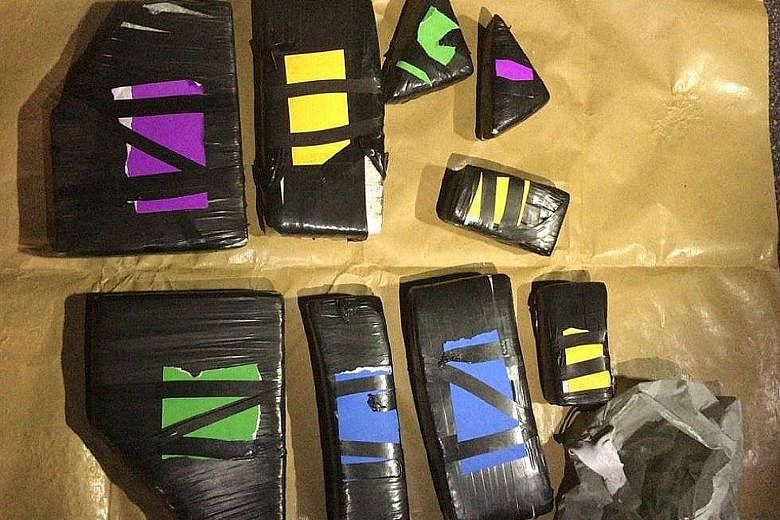 More than $162,000 worth of drugs were seized and six suspected drug offenders were arrested in an operation by the Central Narcotics Bureau (CNB) on Thursday. Two vehicles and a Tampines apartment were searched during the operation, which began in t