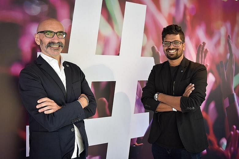 Twitter's Aneesh Madani, head of sports partnerships, Asia-Pacific, and Maurizio Barbieri, head of sports partnerships, South-east Asia and Greater China, were in town earlier this month for the All That Matters entertainment conference, where Twitte