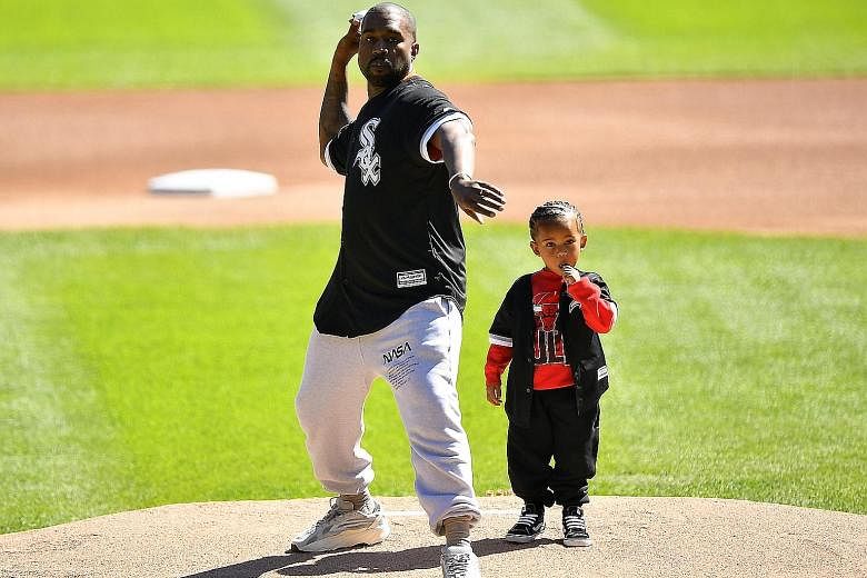Ye (pictured with his son Saint) announced on Twitter that he has changed his name from Kanye West.