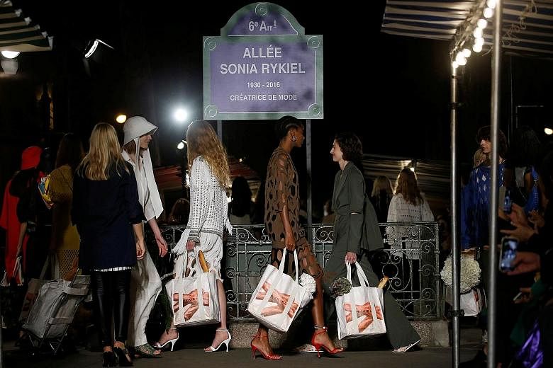 The new Allee Sonia Rykiel was the location of the fashion label's show last Saturday.