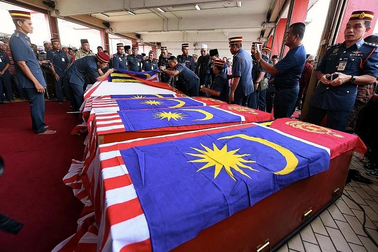 Six rescue divers from the water rescue unit of the fire and rescue department drowned in a freak accident in Selangor after encountering strong undercurrents while searching for a teenager who had fallen into a pool at an abandoned tin mine on Wedne