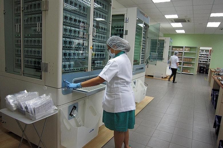 A multi-dose medication management system designed by the National Healthcare Group Pharmacy and the Integrated Health Information Systems. The latter manages the IT systems of all public hospitals here.