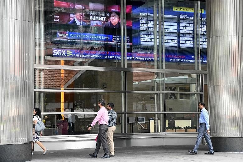 Total securities market turnover on the Singapore Exchange came in at $19.4 billion for the 20 trading days last month, down 17 per cent from August and 11 per cent from September last year.