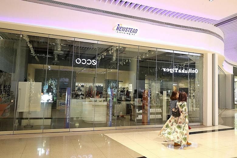 A Newstead outlet at Suntec City Mall. The company owns brands such as Digital Style, Nubox and @notebook.com.
