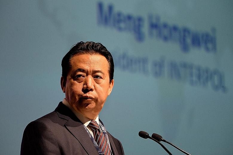 Former Interpol chief Meng Hongwei, who is also a Vice-Minister for Public Security in China, is being investigated for bribery and other violations, says China.
