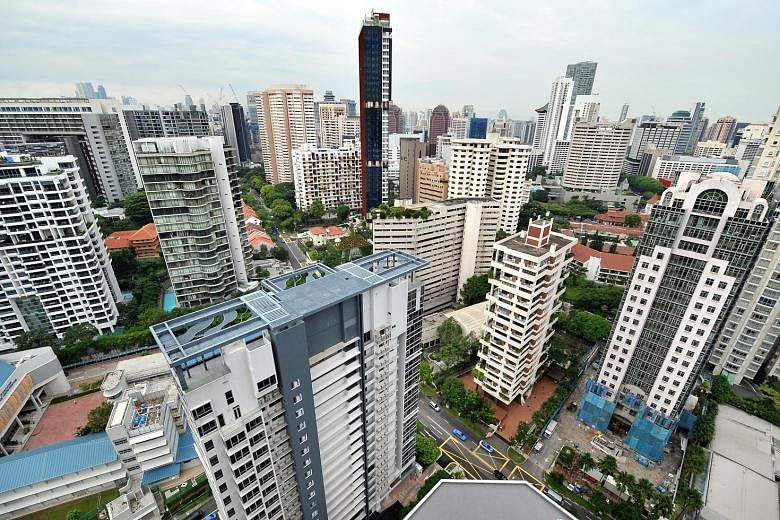 Condominium and private apartment resale prices are now down 0.5 per cent from their peak in July, when the new property curbs were announced, but are still up 10.8 per cent from September last year.