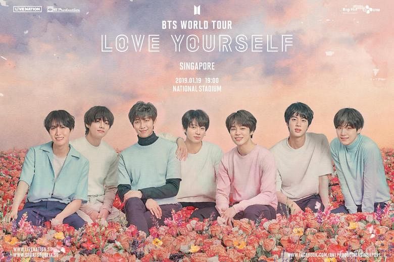 K-Pop Sensation Bts To Hold Concert In Singapore Next Year | The Straits  Times